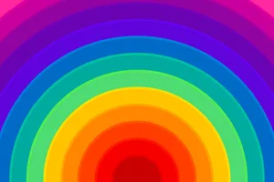 Circle Rainbow Background Wallpaper