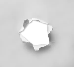 Circular Hole Torn Paper Wallpaper