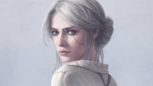 Ciri, A Protagonist Of The Witcher 3, Portrait Wallpaper