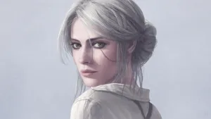 Ciri, A Protagonist Of The Witcher 3, Portrait Wallpaper