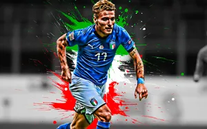 Ciro Immobile In Action Wallpaper