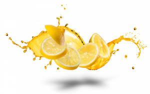 Citrus Lemon Juice Wallpaper