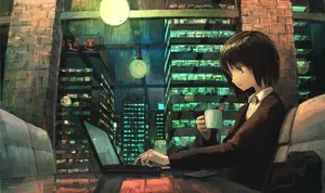 City Office View Wallpaper