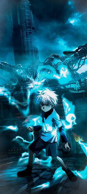 City Street Killua Iphone Wallpaper