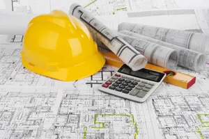 Civil Engineering Blueprint And Tools Wallpaper