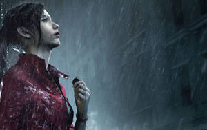 Claire Redfield In The Middle Of A Zombie Apocalypse. Wallpaper