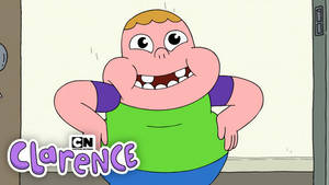 Clarence Doing A Silly Pose Wallpaper