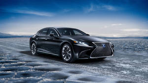 Classic Black Lexus Ls 500h Wallpaper