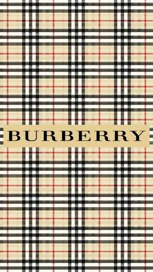 Classic Burberry Check Logo Wallpaper