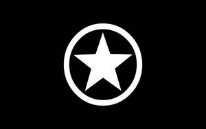 Classic Converse Logo With Iconic Star Wallpaper