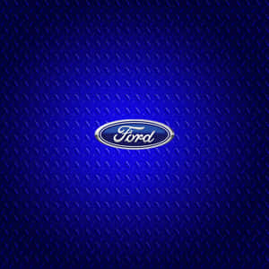 Classic Ford Logo On A Dark Background Wallpaper