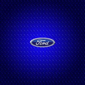 Classic Ford Logo On A Dark Background Wallpaper
