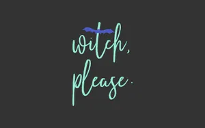 Classic Halloween Witch Aesthetic Wallpaper