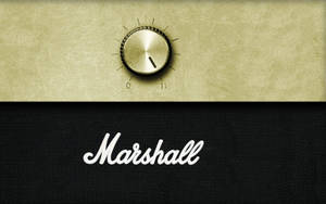 Classic Marshall Amplifier Volume Knob Wallpaper