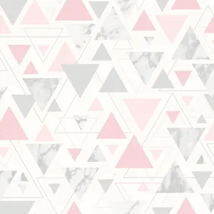 Classic Modern Combination - Grey And Pink Wallpaper