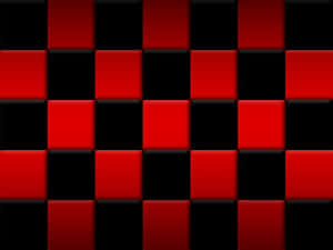 Classic Red Checkered Tablecloth Wallpaper