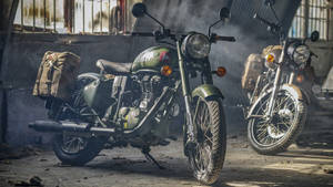 Classic Royal Enfield Motorcycles Wallpaper