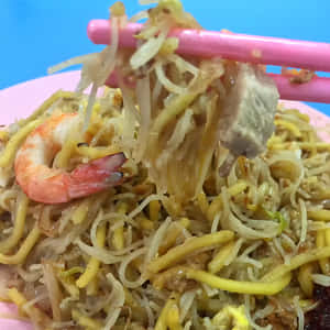 Classic Stir Fried Hokkien Mee Wallpaper