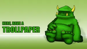 Classic Troll Funny Meme Wallpaper