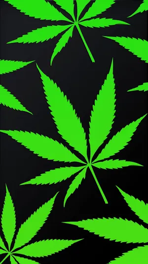 Classic Weed Design For Iphone Wallpaper