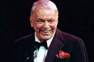 Classy And Elegant - Frank Sinatra In Black Suit Wallpaper