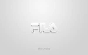 Classy White-on-white Fila Sneakers Wallpaper