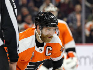 Claude Giroux Close Up National Hockey League Wallpaper