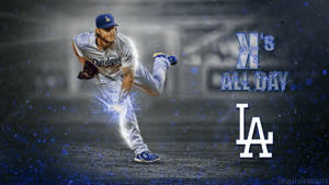 Clayton Kershaw Digital Fanart Wallpaper