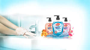 Cleaning Hands Hand Wash Wallpaper