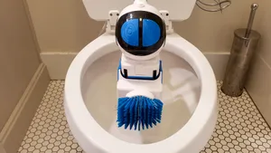 Cleaning Toilet Cleaning Bot Wallpaper