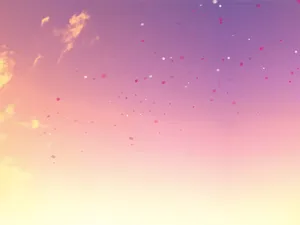 Clear Sky Aesthetic Pink Desktop Wallpaper
