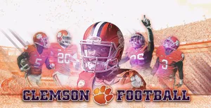 Clemson Tigers Football Team Players Wallpaper