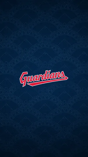 Cleveland Guardians Baseball Team Wordmark Wallpaper