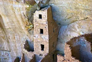 Cliff Palace Three Story Structure Mesa Verde National Park Wallpaper