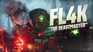 Climb Your Way To The Top With The Help Of Your Trusty Robot Friend Fl4k In Borderlands 3 Wallpaper