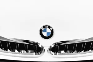 Close-up Logo White Bmw M Wallpaper