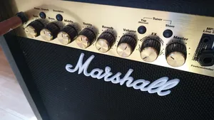 Close-up Photography Marshall Guitar Amplifier Wallpaper