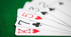 Close-up Shot Cheat Playing Cards Wallpaper
