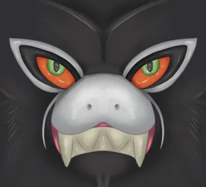 Close-up Zarude Face Wallpaper