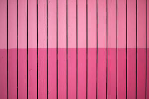 Closeup Photo Of Pink Paint Plank Wall Wallpaper