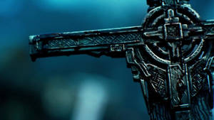 Closeup Sword Cross-guard Photo Wallpaper