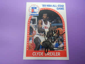Clyde Drexler Trail Blazer 89 All Star Game Wallpaper