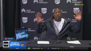 Coach Press Conference Gesture Wallpaper