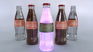 Coca Cola Bottle 3d Model Wallpaper