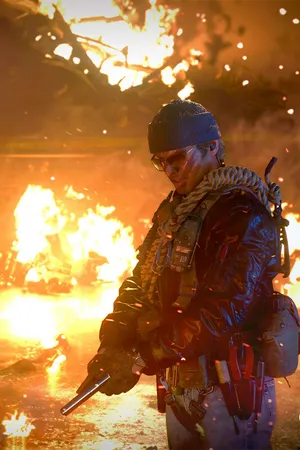 Cod Cold War Flames Wallpaper