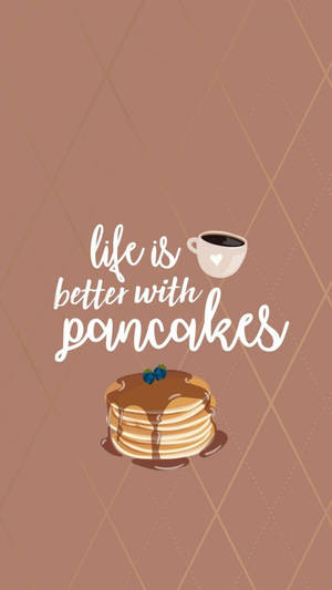 Coffee And Pancakes Wallpaper