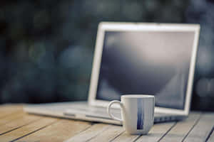 Coffee Laptop Shallow Photography Wallpaper