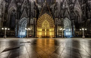 Cologne Cathedral Layout Wallpaper