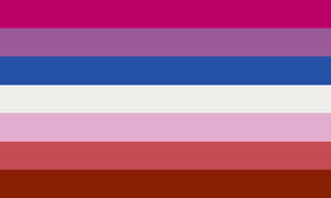 Colorful Bi Pride Flag Wallpaper