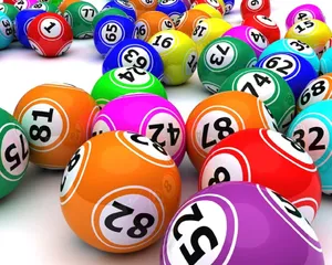 Colorful Bingo Balls In White Wallpaper